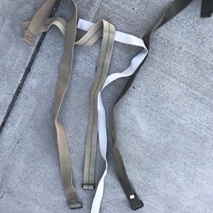 4 -D ring woven belts - size 36